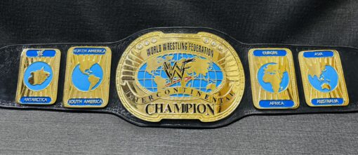 WWF Oval Intercontinental Championship Replica Belt scaled