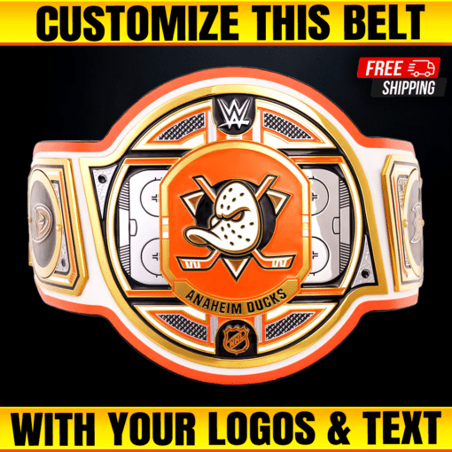 Custom Anaheim Ducks WWE Legacy Title Belt