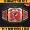 Fully customizable with team logos and text. Atlanta Falcons WWE Legacy Title Belt