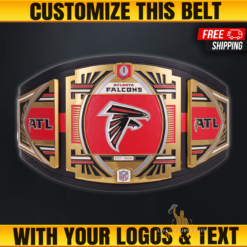 Fully customizable with team logos and text. Atlanta Falcons WWE Legacy Title Belt