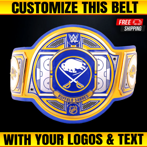 Buffalo Sabres WWE Legacy Title Belt, Custom NHL Belts