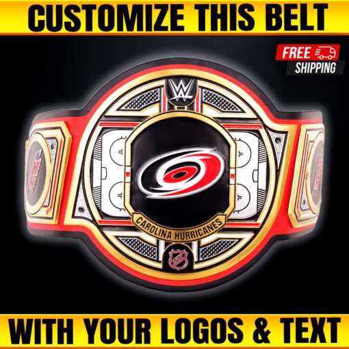 Custom Carolina Hurricanes WWE Legacy Title Belt