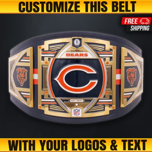 Chicago Bears WWE NFL Title Belt