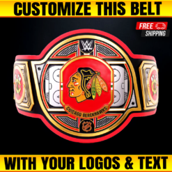 Chicago Blackhawks WWE Legacy Title Belt, Custom NHL Belts