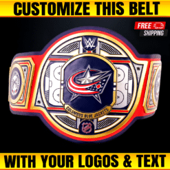 Custom Columbus Blue Jackets WWE Legacy Title Belt