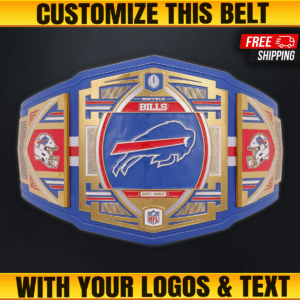 Custom Buffalo Bills WWE Legacy Title Belt