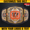 Custom Cincinnati Bengals WWE Legacy Title Belt - Fully Customizable Championship