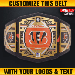 Custom Cincinnati Bengals WWE Legacy Title Belt - Fully Customizable Championship