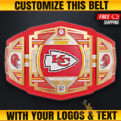 Kansas City Chiefs Championship Belt – Celebrate Your Chiefs Fandom with Style!