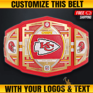 Custom Kansas City Chiefs Championship Belt