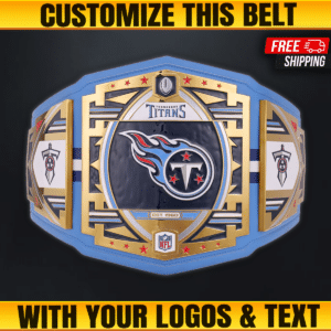 Custom Tennessee Titans Championship Belt