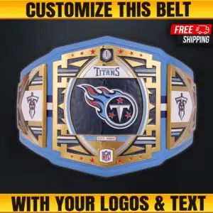 Custom Tennessee Titans Championship Belt