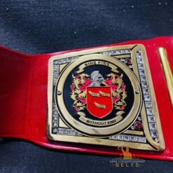 Custom WWE Belt with Personalized Side Plates