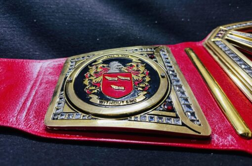 Custom WWE Belts Left Side Plates