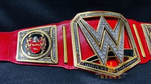 Authentic Replica WWE Championship belt designed for wrestling fans. Customizable for a personal touch and unique display.