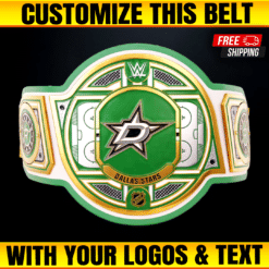 Custom Dallas Stars WWE Legacy Title Belt