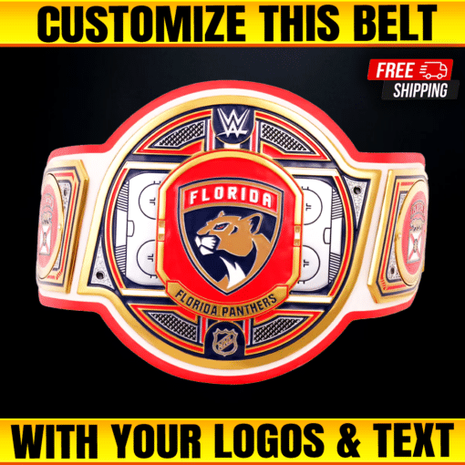 Custom Florida Panthers WWE Legacy Title Belt