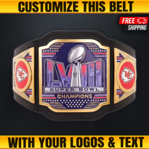 Kansas City Chiefs Super Bowl LVIII Champions Title Belt