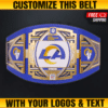 Los Angeles Rams Custom WWE Legacy Title Belt