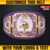 Custom Minnesota Vikings Super Bowl Championship Belt