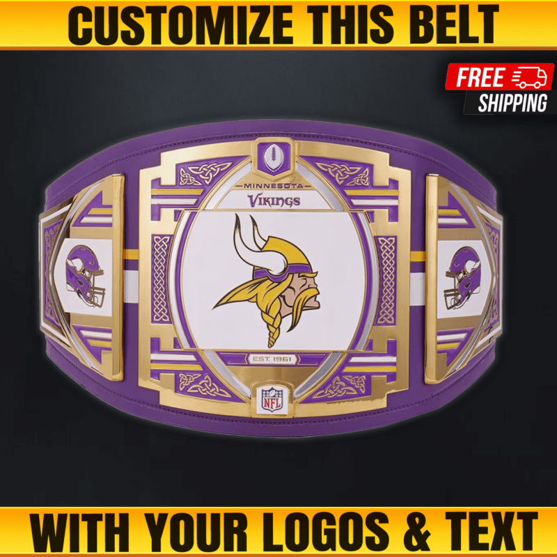 Custom Minnesota Vikings Super Bowl Championship Belt custom-minnesota-vikings-super-bowl-championship-belt