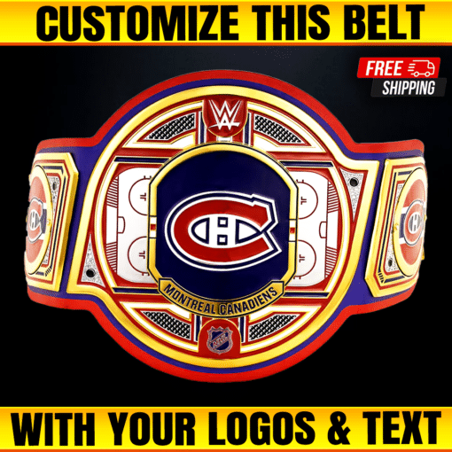 Custom Montreal Canadiens WWE Legacy Title Belt