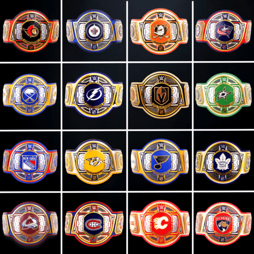 Custom NHL Championship Belts for Fantasy Football Fans