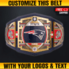 Custom England Patriots Championship Belt