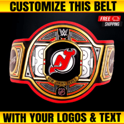 Custom New Jersey Devils WWE Legacy Title Belt