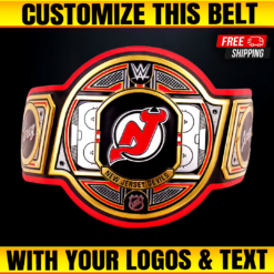 New Jersey Devils WWE Legacy Title Belt, Custom NHL Championship Belts