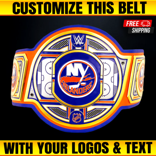 New York Islanders WWE Legacy Title Belt, Custom NHL Championship Belts