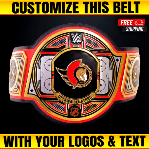 Custom Ottawa Senators WWE Legacy Title Belt1