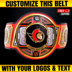 Ottawa Senators WWE Legacy Title Belt1, Custom NHL Championship Belts