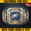 Custom Philadelphia Eagles WWE Championship Belt – Customizable NFL Tribute