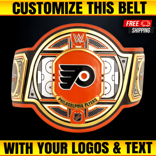 Custom Philadelphia Flyers WWE Legacy Title Belt