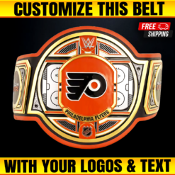 Philadelphia Flyers WWE Legacy Title Belt, Custom NHL Championship Belts