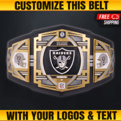 Custom Raiders Championship Belt