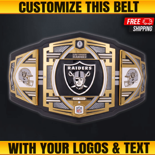 Custom Raiders Championship Belt