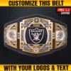 Raiders Championship Custom NFL BeltS