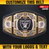 Raiders Championship Custom NFL BeltS