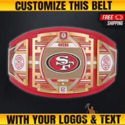 Custom San Francisco 49ers Championship Belt