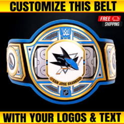 San Jose Sharks WWE Legacy Title Belt, Custom NHL Championship Belts