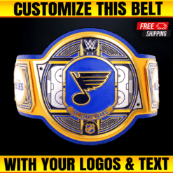 Custom St Louis Blues WWE Legacy Title Belt