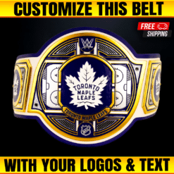 Custom Toronto Maple Leafs WWE Legacy Title Belt