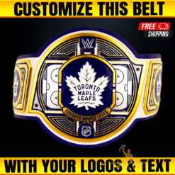 Toronto Maple Leafs WWE Legacy Title Belt, Custom NHL Championship Belts