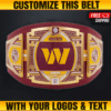 Custom Washington Commanders Championship Belt