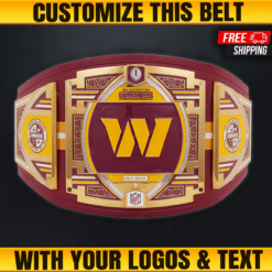 Custom Washington Commanders Championship Belt