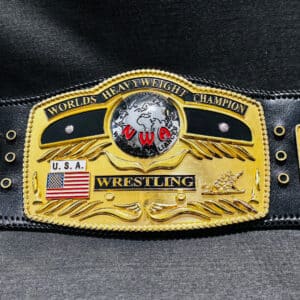 NWA Domed Globe Belt - HD Engraved