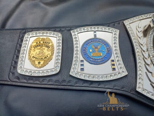 Capture the moment of award presentation featuring the Maintenance Spinner Belt, symbolizing recognition and excellence in hard work.