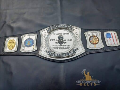 chrome plating of the Maintenance Championship Belt,